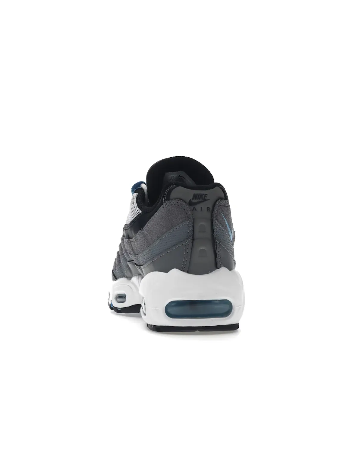 Мужские кроссовки с амортизацией Nike Air Max 95 — изображение 4 из 4, серый/синий-темный