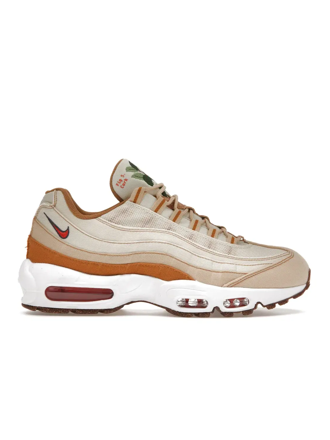 Мужские кроссовки Lifestyle Nike Air Max 95 SE, Coconut Milk/Sesame-Wheat-Sienna — изображение 1 из 4