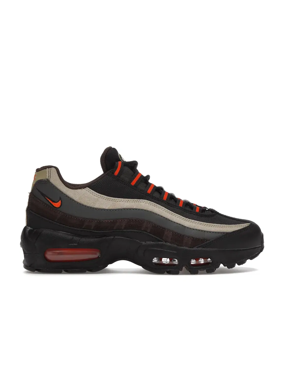Мужские кроссовки Lifestyle с амортизацией Nike Air Max 95 — изображение 1 из 4, темный///оранжевый