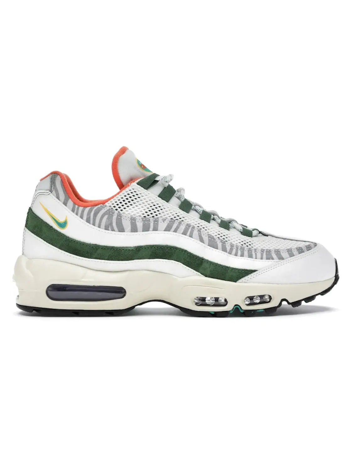 Мужские кроссовки Lifestyle с сетчатым верхом Nike Air Max 95 Era Safari — изображение 1 из 4, зеленый-зеленый