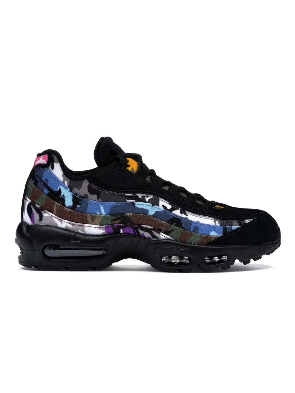 Мужские кроссовки Lifestyle с камуфляжным принтом Nike Air Max 95 — изображение 1 из 4, черный/мульти