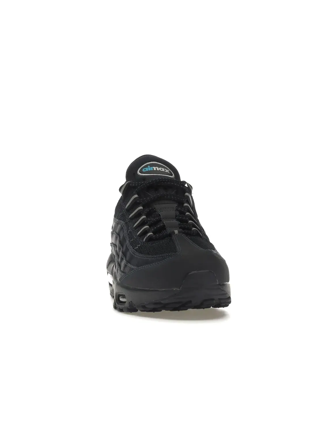Мужские кроссовки Lifestyle Nike Air Max 95 Essential — изображение 2 из 4, серебристый/черный/синий
