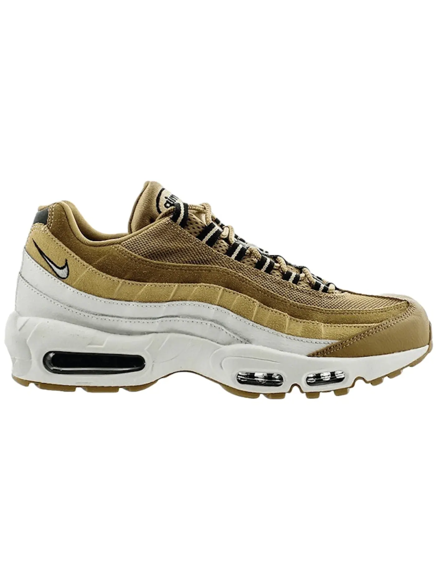 Мужские кроссовки Lifestyle Nike Air Max 95 Essential — изображение 1 из 1, белый/золотистый