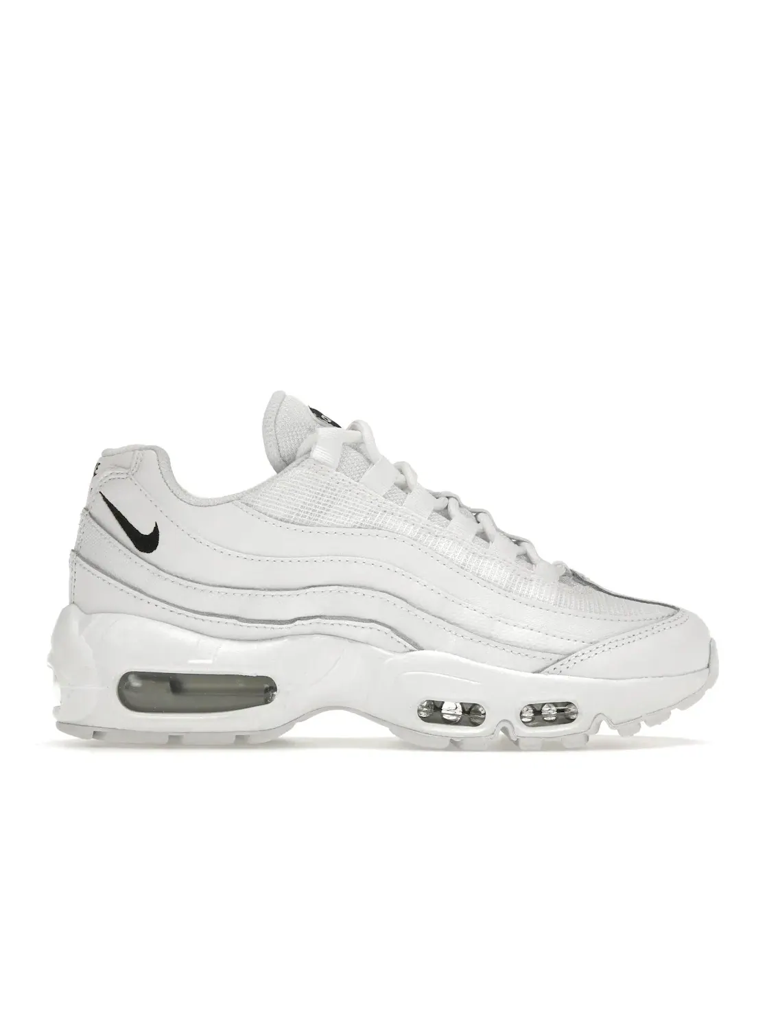 Женские кроссовки с амортизацией Nike Air Max 95 Essential — изображение 1 из 4, белый/черный/белый