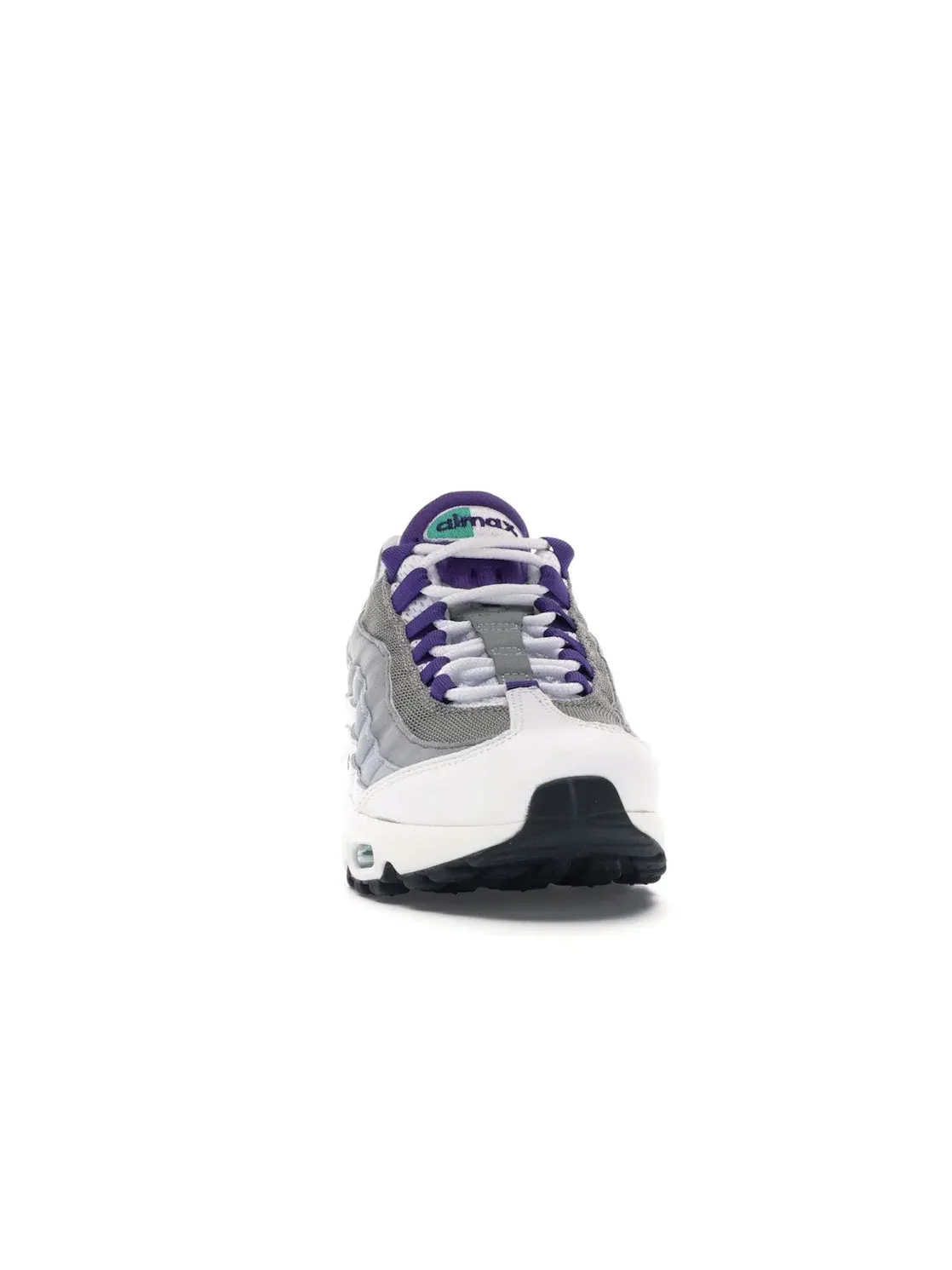 Женские кроссовки Lifestyle с обновленным дизайном Nike Air Max 95 Nike — изображение 2 из 4, белый/фиолетовый-зеленый
