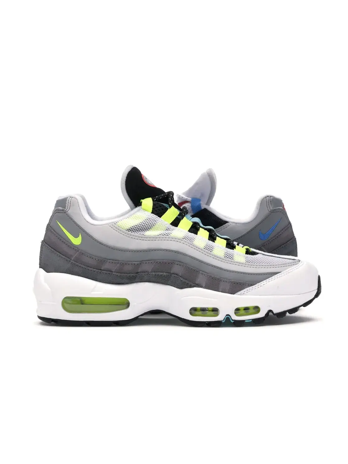 Мужские кроссовки Lifestyle с контрастным дизайном Nike Air Max 95 Greedy — изображение 1 из 4, черный/мульти--белый