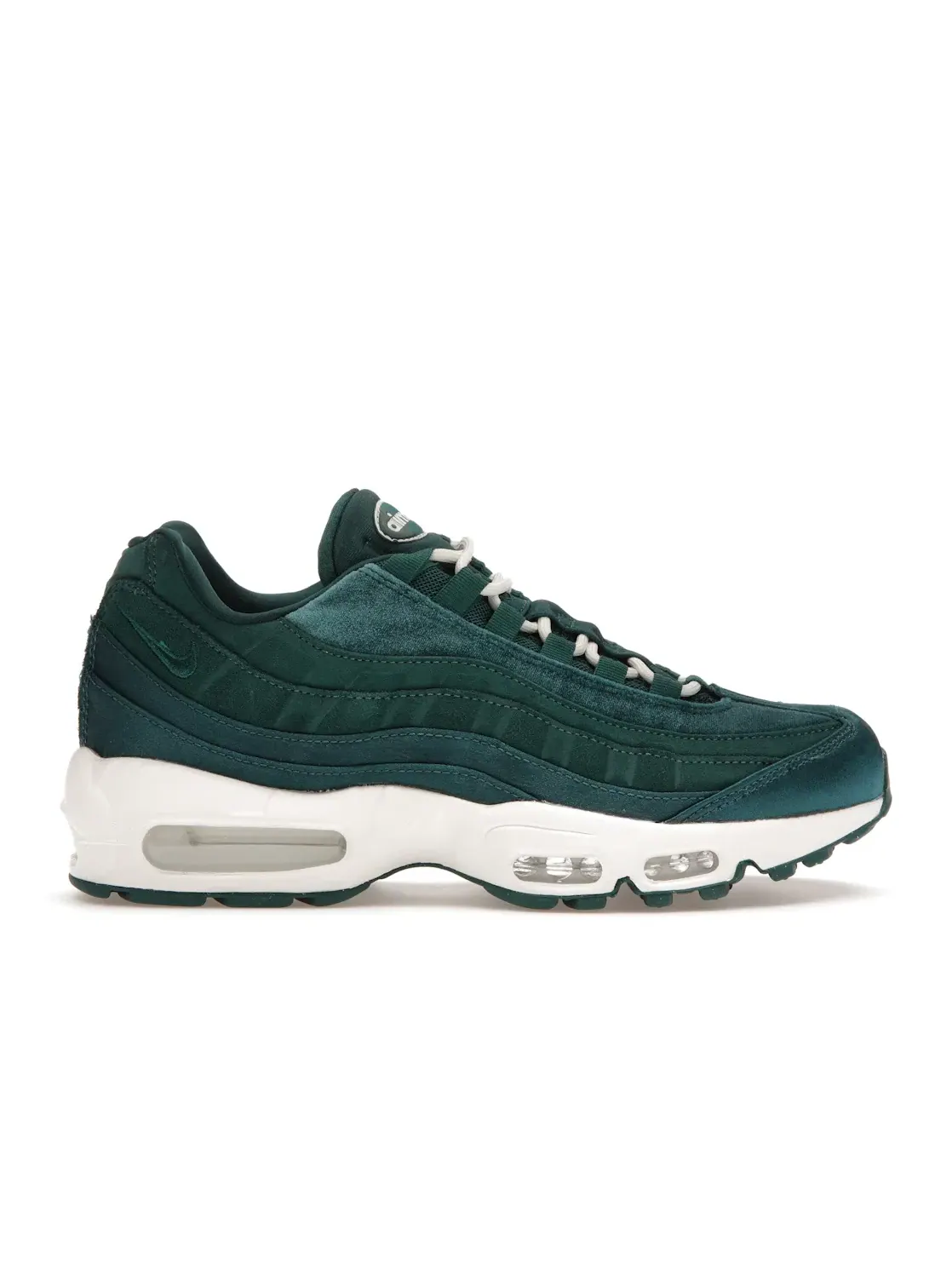 Женские кроссовки с велюровым верхом Nike Air Max 95, Dark Atomic Teal/Dark Atomic Teal — изображение 1 из 4