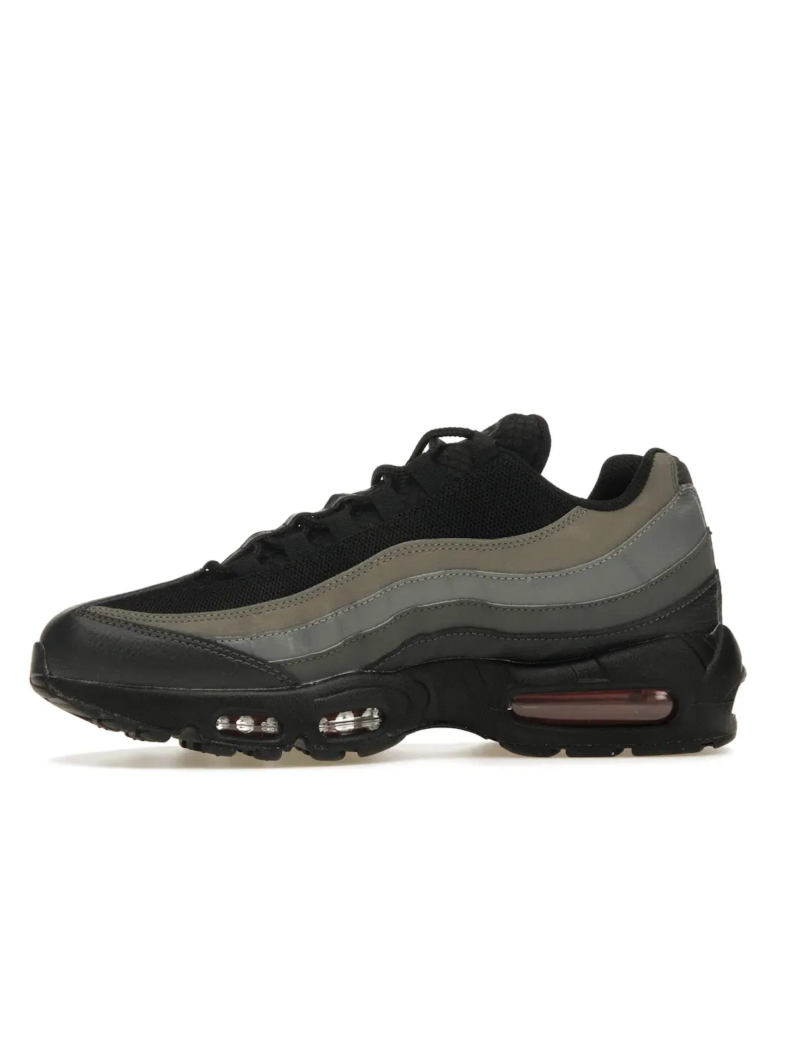 Мужские кроссовки Lifestyle с рефлективным верхом Nike Air Max 95 — изображение 3 из 4, черный/серый-оранжевый