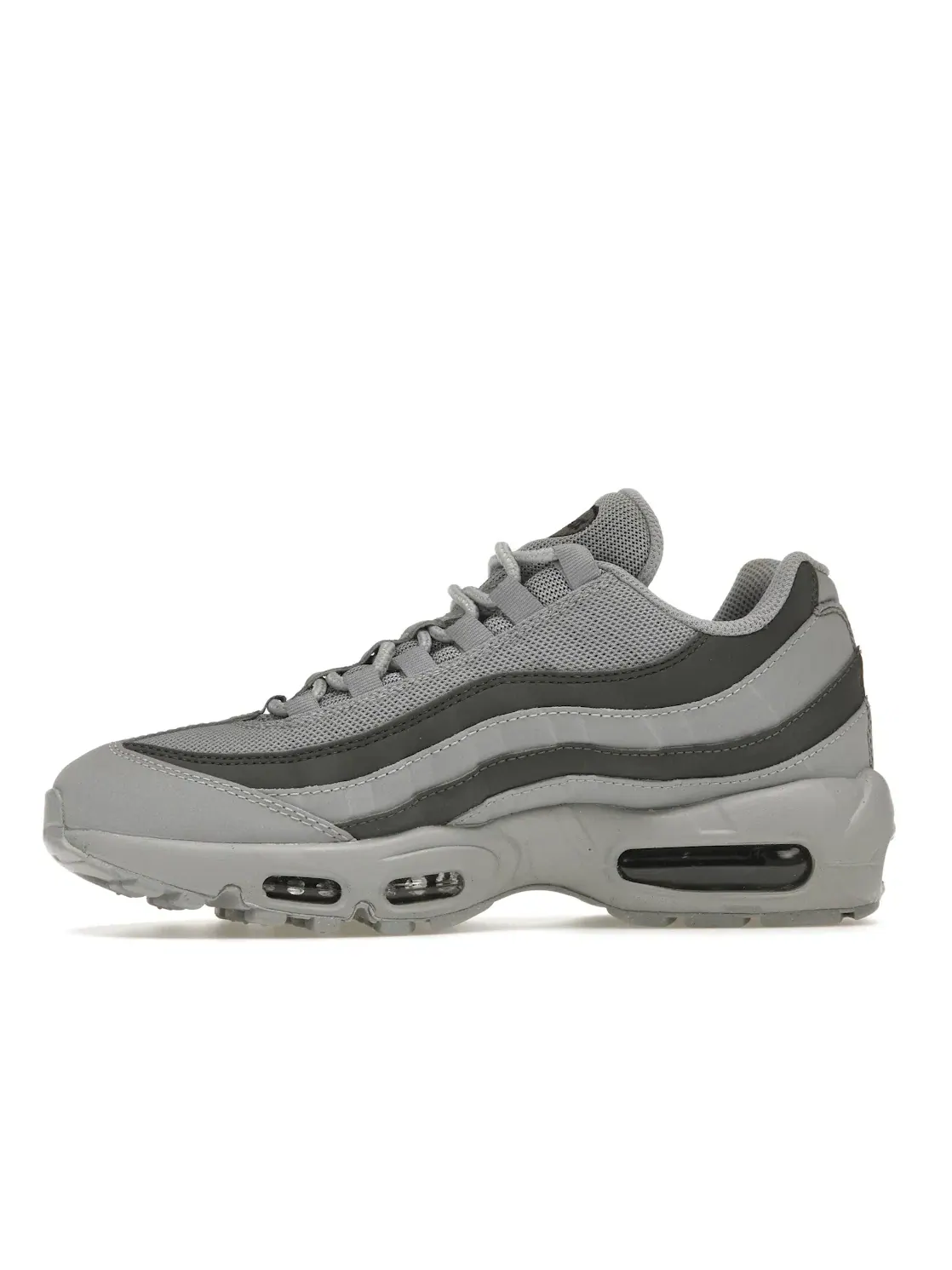 Мужские кроссовки Lifestyle Nike Air Max 95 — изображение 3 из 4, серый/серый/белый/черный