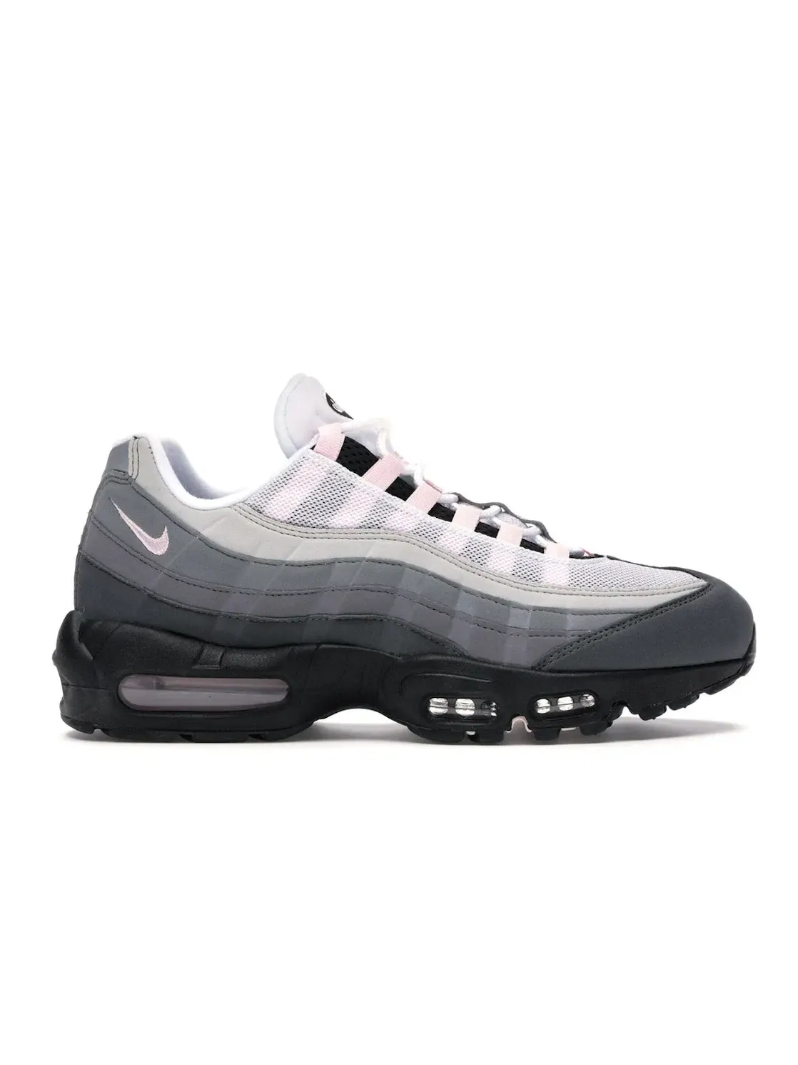 Мужские кроссовки Lifestyle с сетчатым верхом Nike Air Max 95 — изображение 1 из 4, черный/розовый--серый