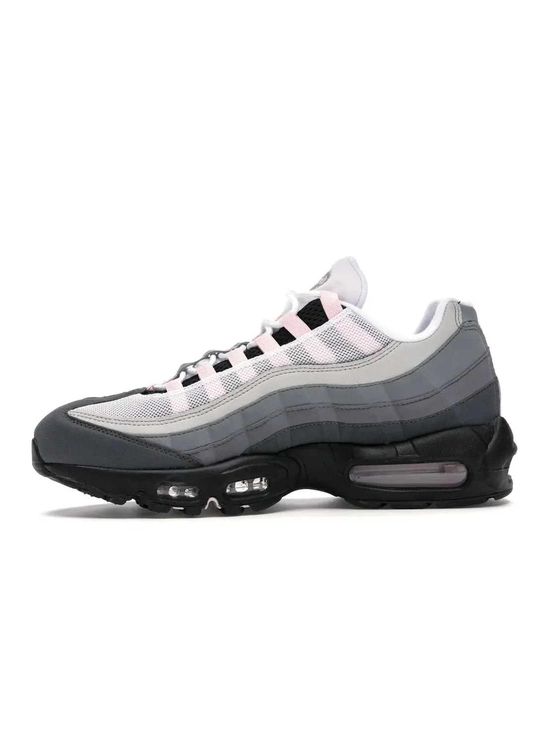 Мужские кроссовки Lifestyle с сетчатым верхом Nike Air Max 95 — изображение 3 из 4, черный/розовый--серый