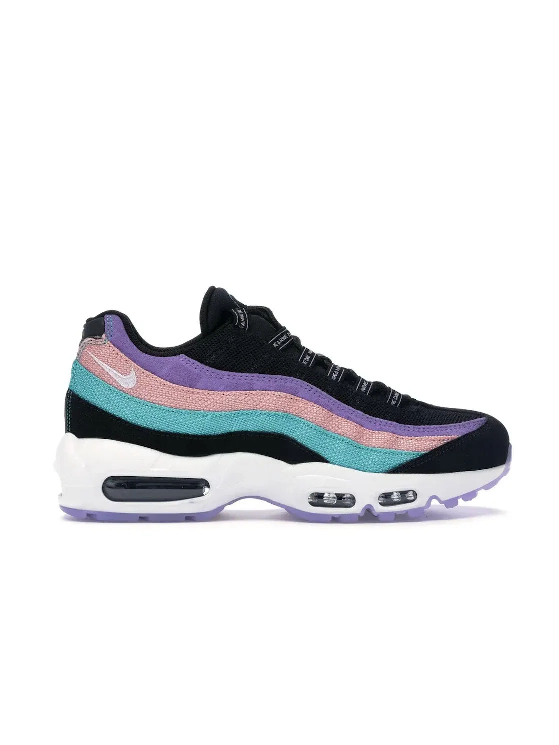 Мужские кроссовки с принтом Nike Air Max 95 Have a Nike Day Nike — изображение 1 из 4, черный/белый