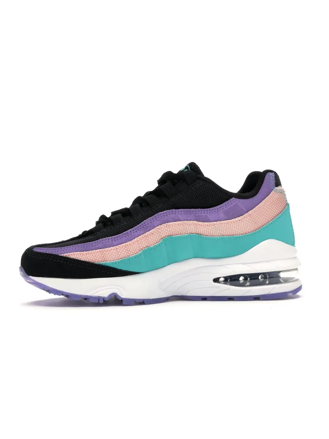 Детские кроссовки Lifestyle Nike Air Max 95 — изображение 3 из 4, черный/белый