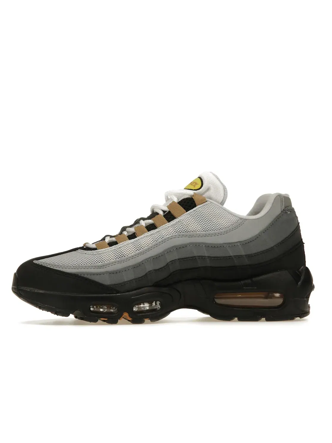 Мужские кроссовки Lifestyle с амортизацией Nike Air Max 95 — изображение 3 из 4, белый/серый/серый/желтый
