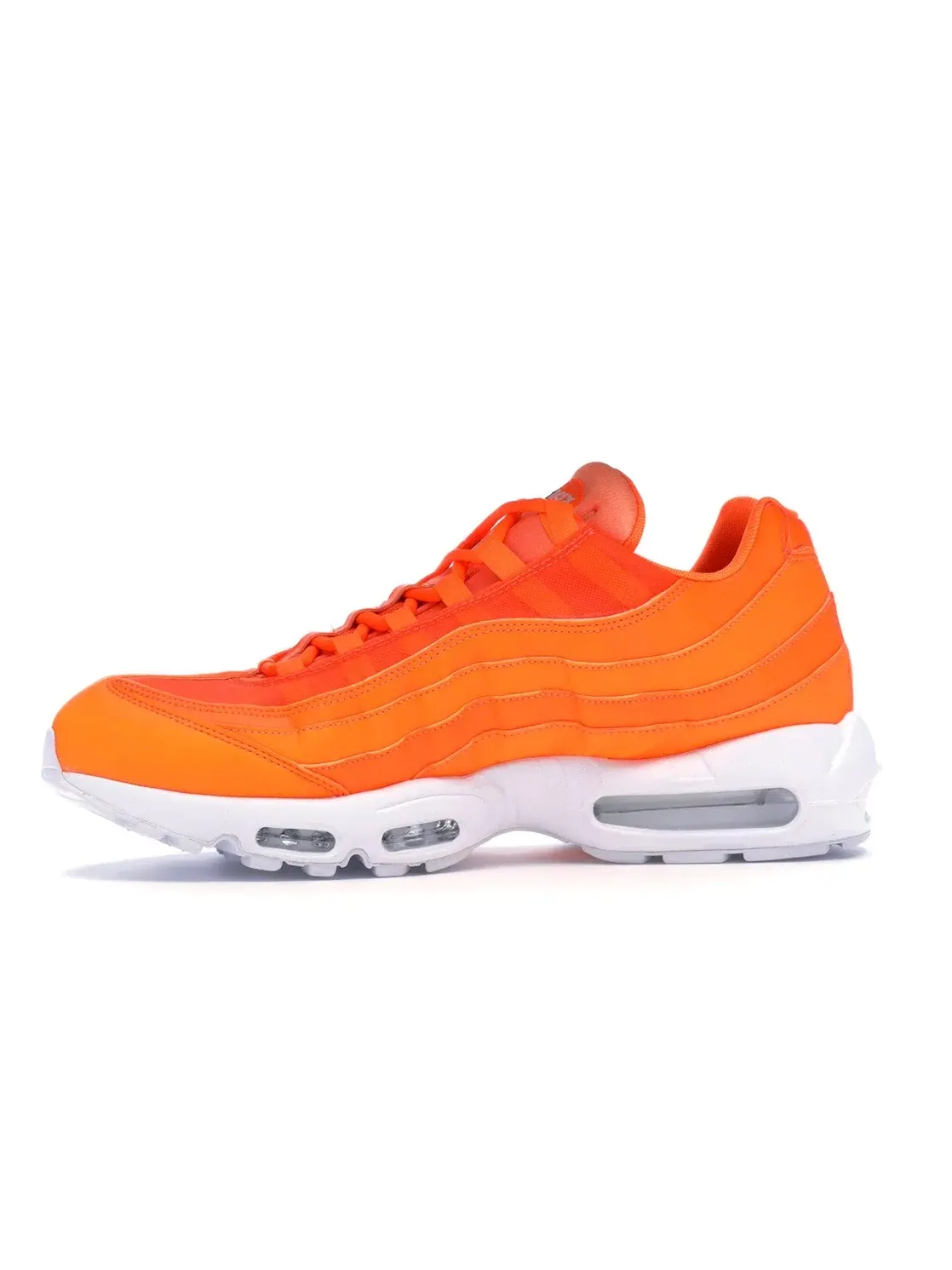 Мужские кроссовки с инновационным дизайном Nike Air Max 95 — изображение 3 из 4, оранжевый/белый-черный