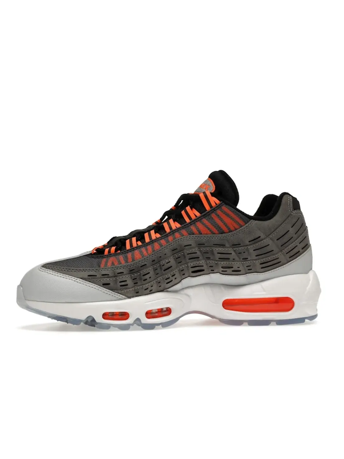 Мужские кроссовки с перфорированным верхом Nike Air Max 95 — изображение 3 из 4, черный/оранжевый