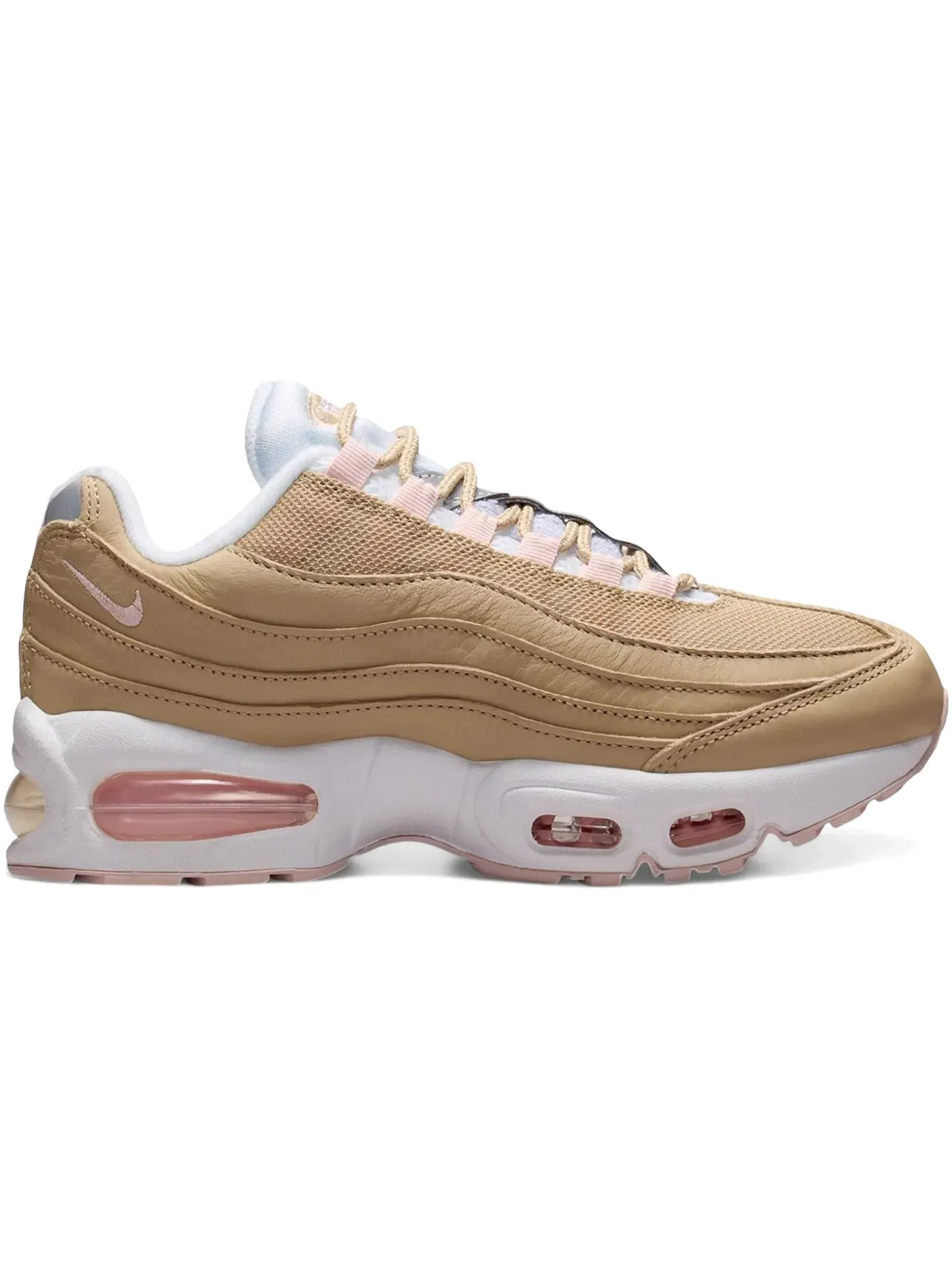 Детские кроссовки Lifestyle Nike Air Max 95 Kith Linen — изображение 1 из 1, белый/белый/белый/белый