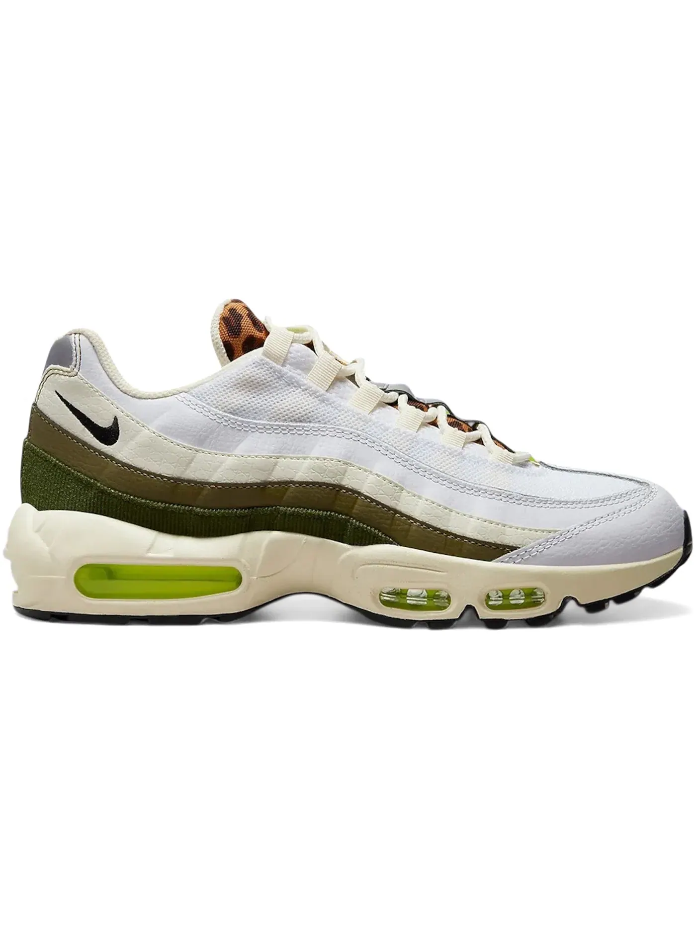 Мужские кроссовки Lifestyle Nike Air Max 95 — изображение 1 из 1, белый//зеленый/черный