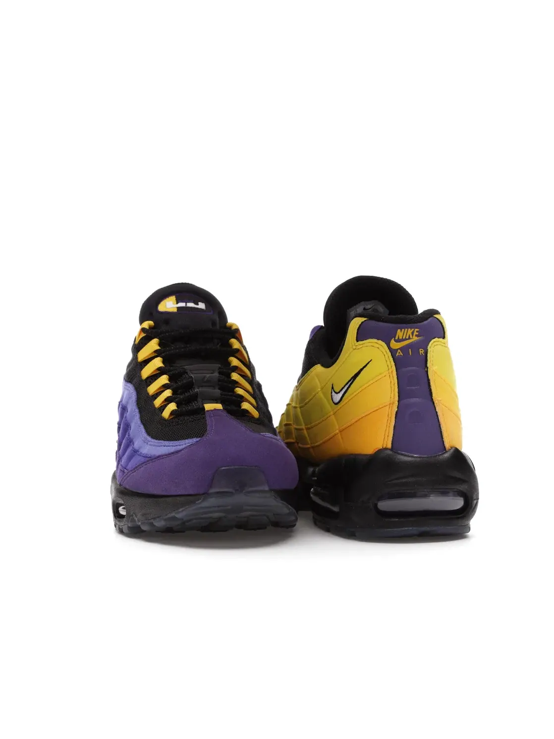 Мужские кроссовки Lifestyle с принтом Nike Air Max 95 NRG Nike — изображение 2 из 4, черный/белый--фиолетовый