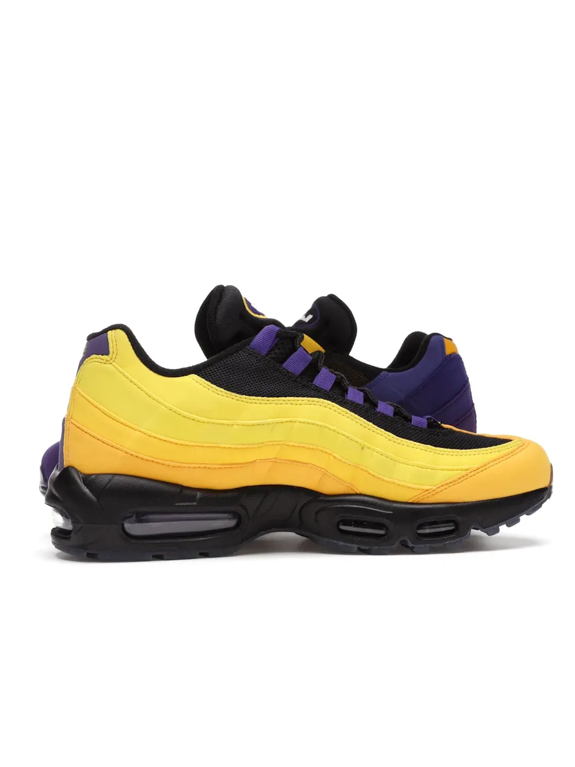 Мужские кроссовки Lifestyle с принтом Nike Air Max 95 NRG Nike — изображение 3 из 4, черный/белый--фиолетовый