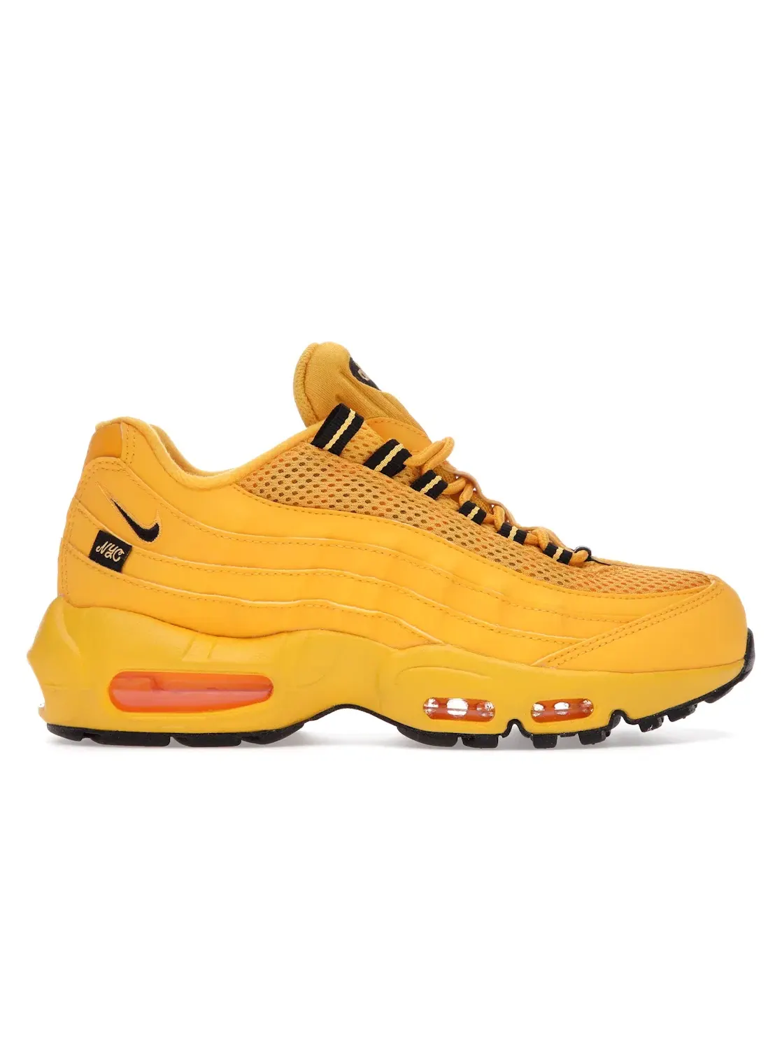 Детские кроссовки Lifestyle с принтом Nike Air Max 95 Nike — изображение 1 из 4, желтый желтый черный