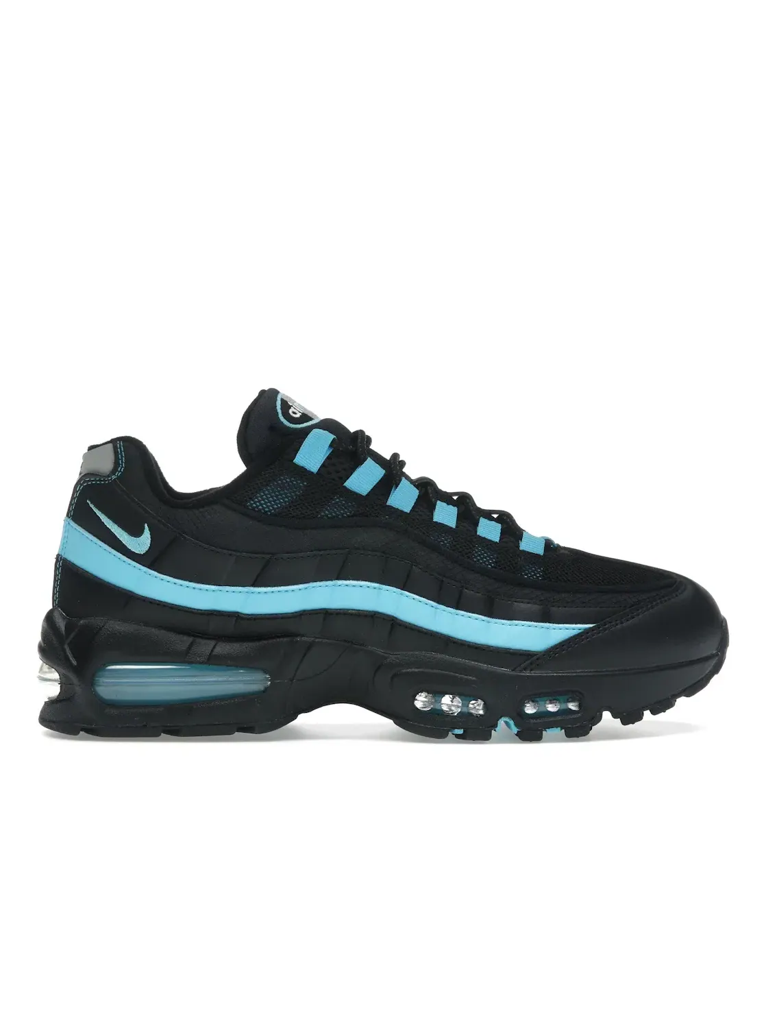Мужские кроссовки Lifestyle с большой подушкой Air Nike Air Max 95 OG — изображение 1 из 4, черный/синий/серый
