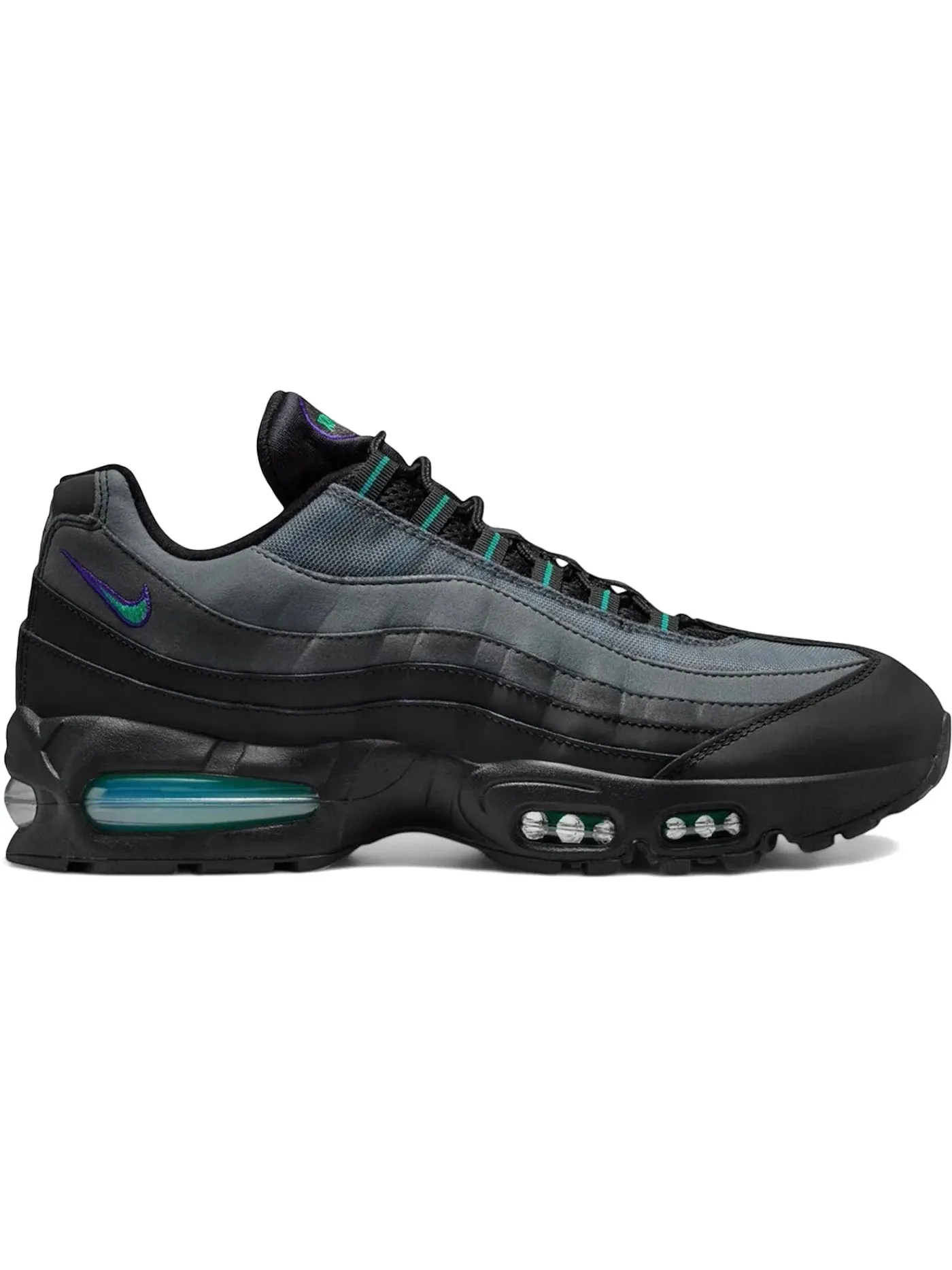 Мужские кроссовки Lifestyle Nike Air Max 95 OG — изображение 1 из 1, черный/серый/фиолетовый