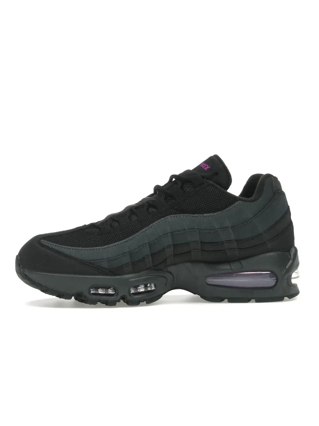 Мужские кроссовки Lifestyle Nike Air Max 95 OG — изображение 3 из 4, черный/фиолетовый//серый