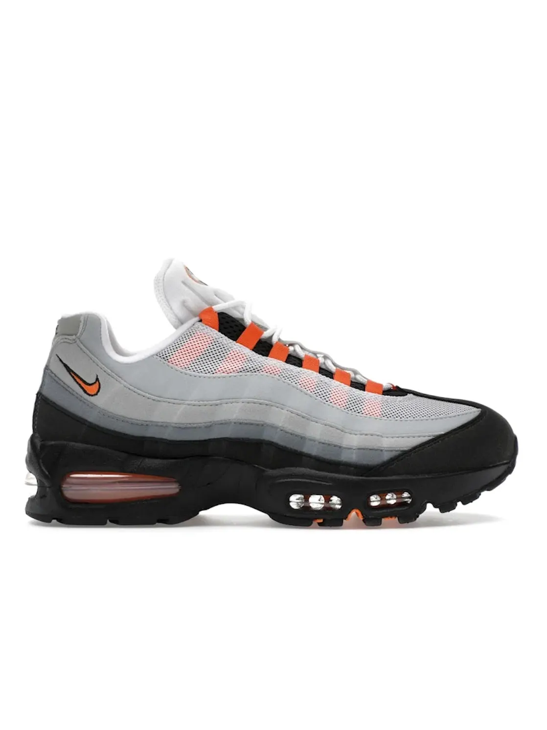 Мужские кроссовки с контрастными вставками Nike Air Max 95 OG — изображение 1 из 4, черный/яркий
