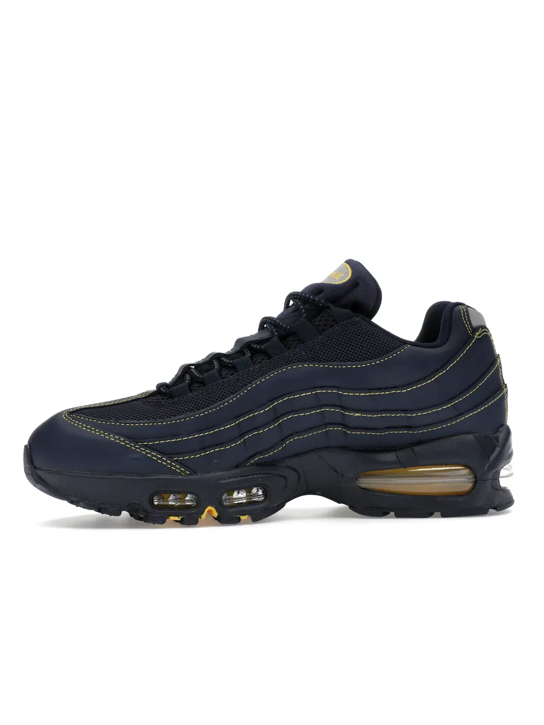 Мужские кроссовки Lifestyle с цветовой блокировкой Nike Air Max 95 OG Big Bubble, Obsidian/Varsity Maize — изображение 3 из 4
