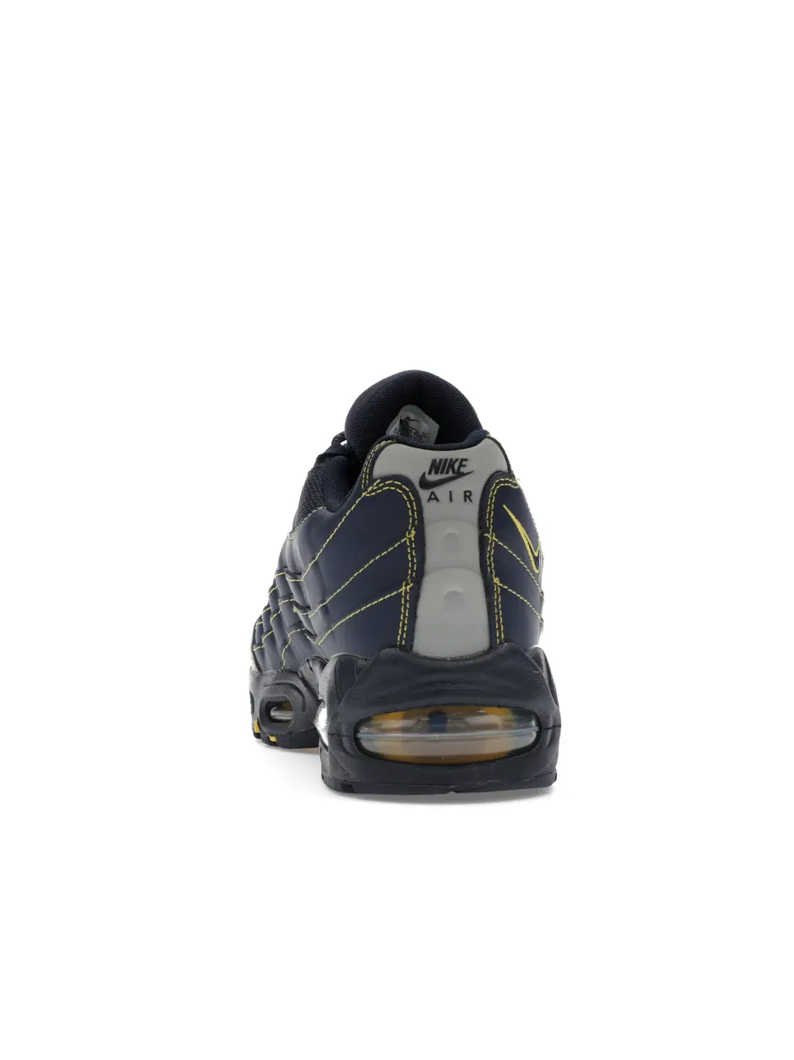 Мужские кроссовки Lifestyle с цветовой блокировкой Nike Air Max 95 OG Big Bubble, Obsidian/Varsity Maize — изображение 4 из 4