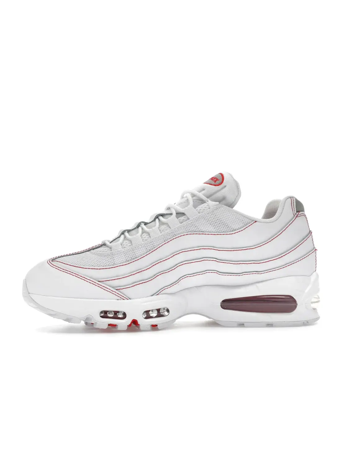 Мужские кроссовки Lifestyle с Big Bubble Nike Air Max 95 OG — изображение 3 из 4, белый/красный/серый