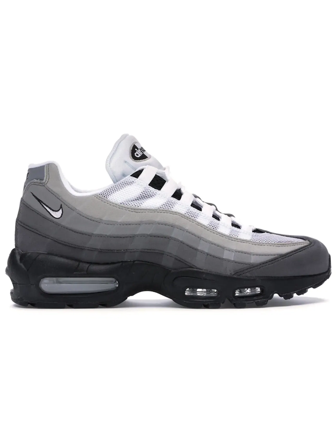 Мужские кроссовки с градиентом Nike Air Max 95 OG — изображение 1 из 1, черный/--белый