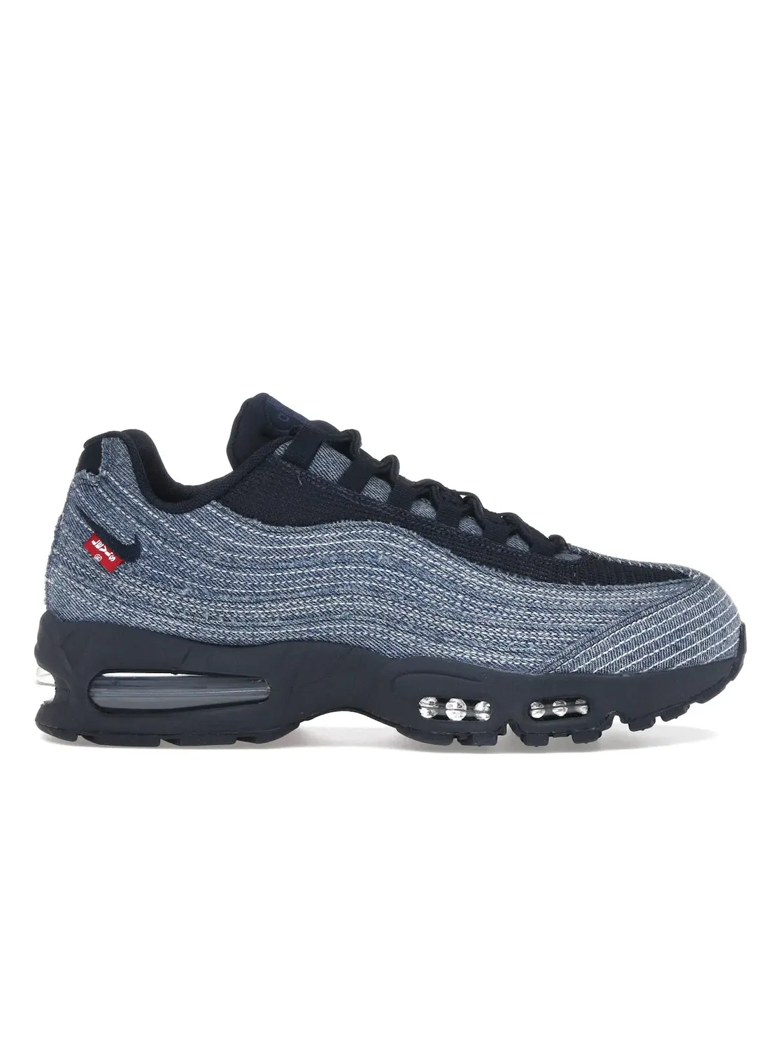 Мужские кроссовки Lifestyle с джинсовыми деталями Nike Air Max 95 OG — изображение 1 из 4, красный