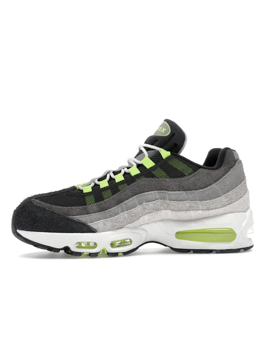 Мужские кроссовки Lifestyle Nike Air Max 95 OG — изображение 3 из 4, серый/черный-неоновый