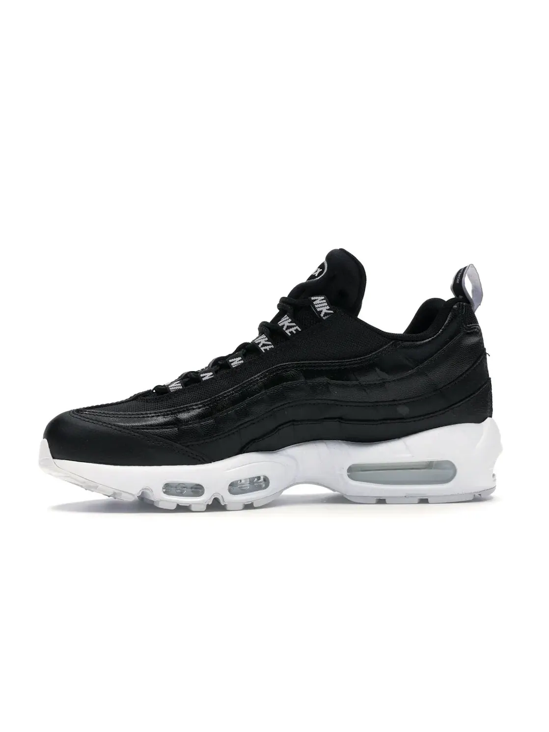 Мужские кроссовки Lifestyle Nike Air Max 95 Overbranding Black — изображение 3 из 4, черный/белый-черный
