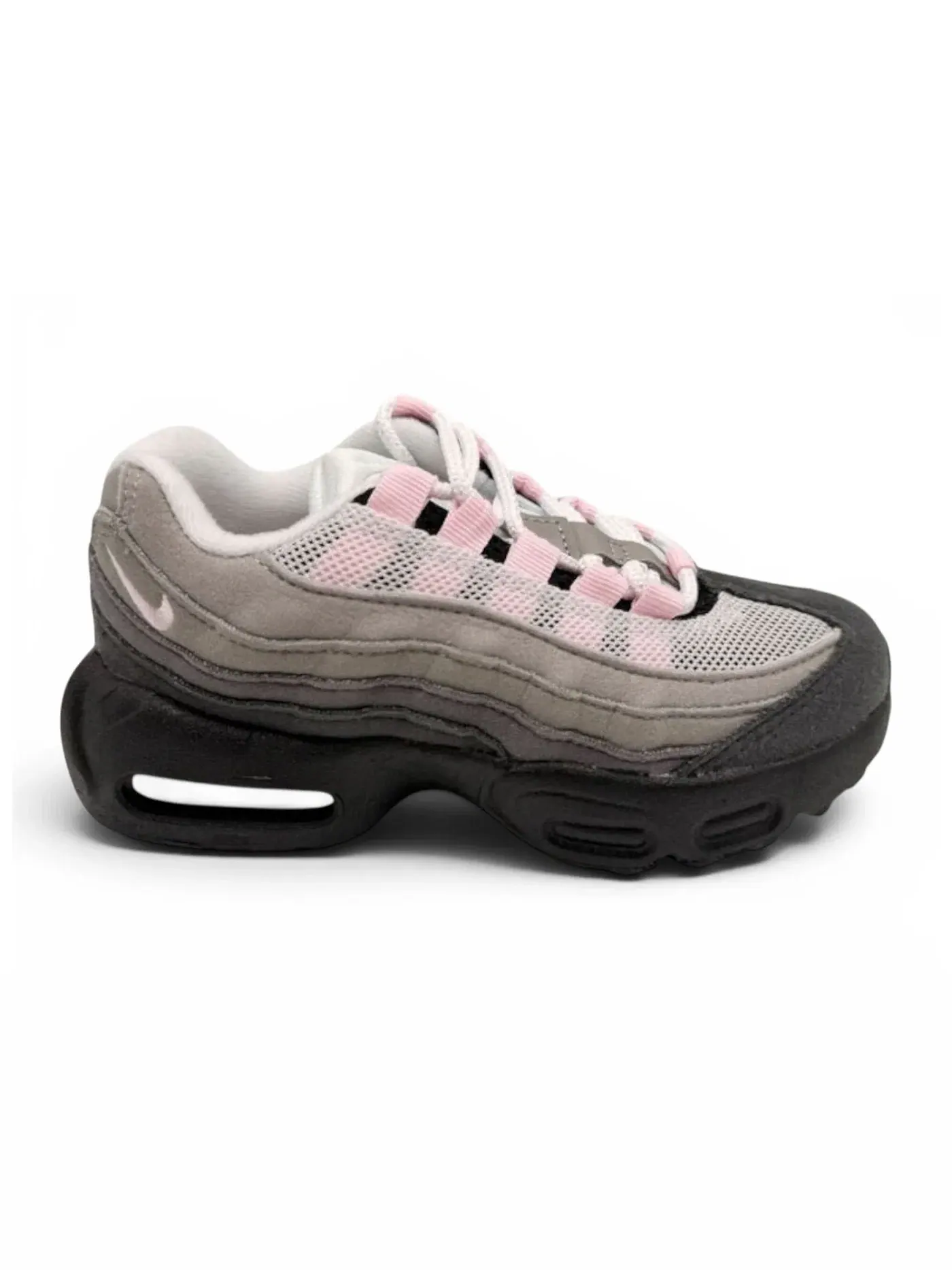 Детские кроссовки с контрастными вставками Nike Air Max 95 Pink Foam — изображение 1 из 1, черный/розовый/серый