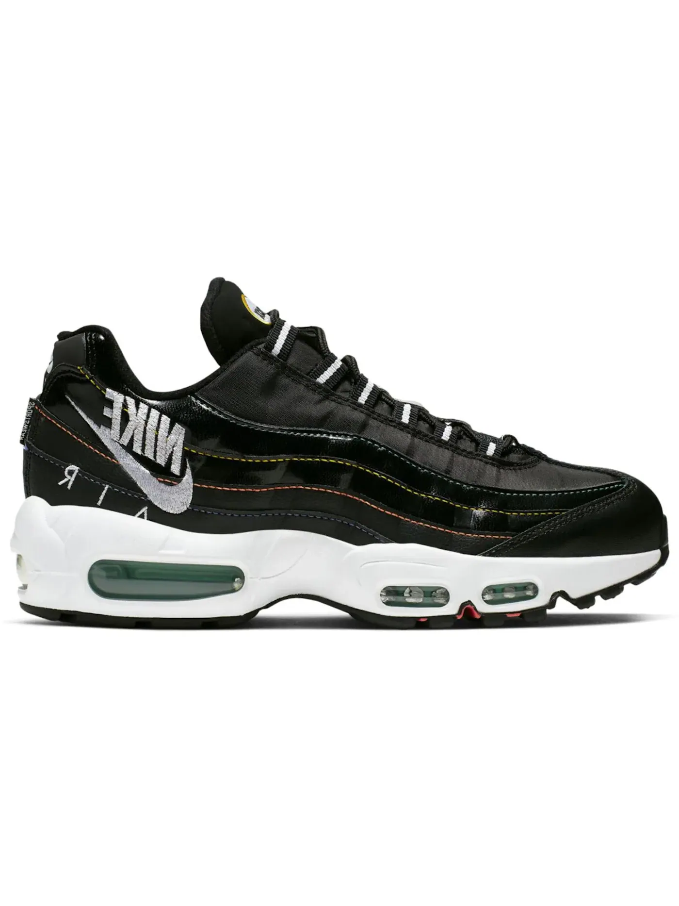 Женские кроссовки Lifestyle Nike Air Max 95 Premium Windbreaker — изображение 1 из 1, черный/мульти