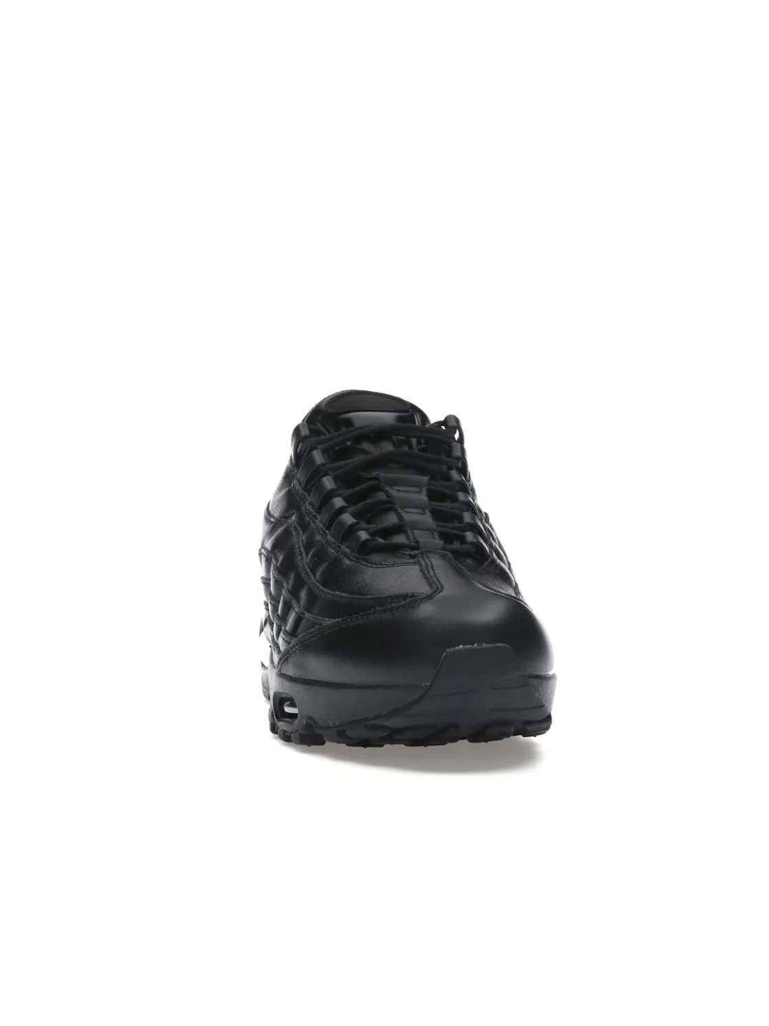 Мужские кроссовки кожаные Nike Air Max 95 QS — изображение 2 из 4, черный/черный/черный