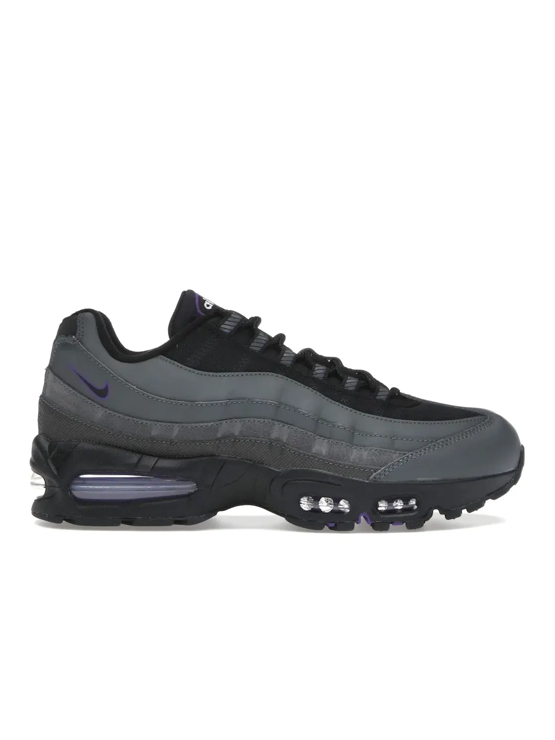 Мужские кроссовки Lifestyle с контрастными акцентами Nike Air Max 95 — изображение 1 из 4, серый/черный//белый