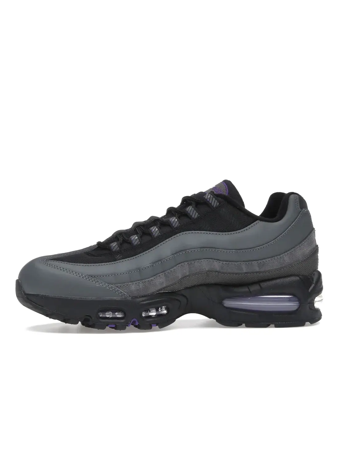 Мужские кроссовки Lifestyle с контрастными акцентами Nike Air Max 95 — изображение 3 из 4, серый/черный//белый