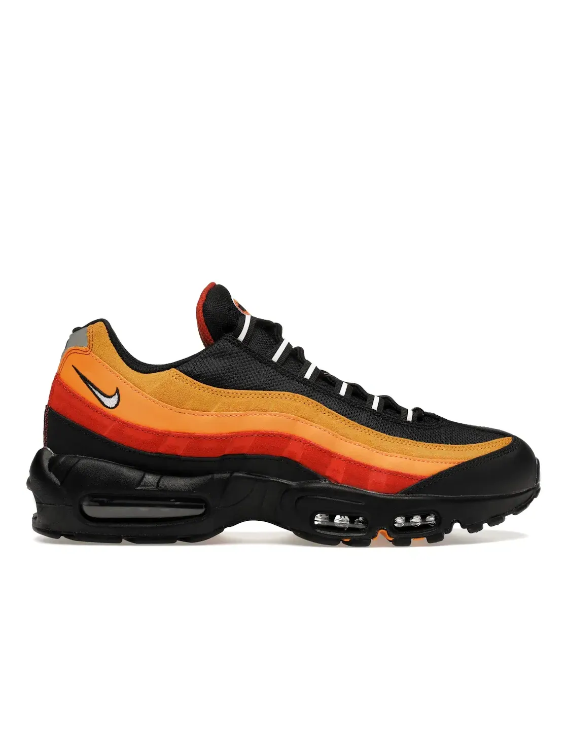 Мужские кроссовки Lifestyle с сетчатыми вставками Nike Air Max 95 Raygun — изображение 1 из 4, черный/черный-оранжевый
