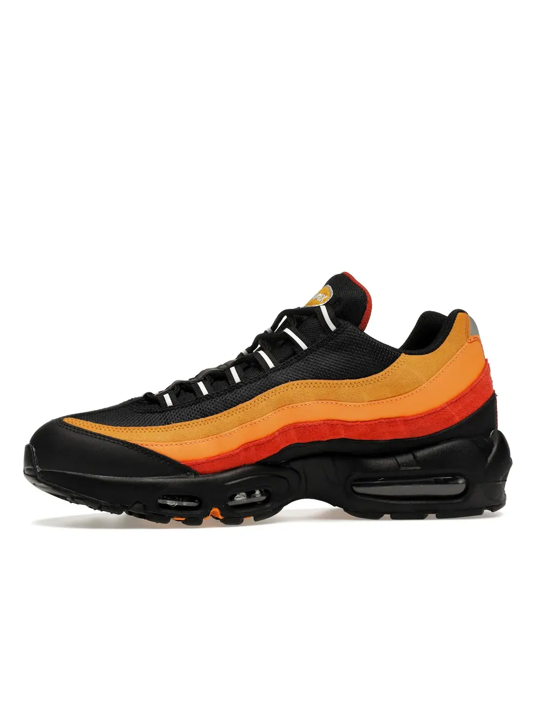 Мужские кроссовки Lifestyle с сетчатыми вставками Nike Air Max 95 Raygun — изображение 3 из 4, черный/черный-оранжевый
