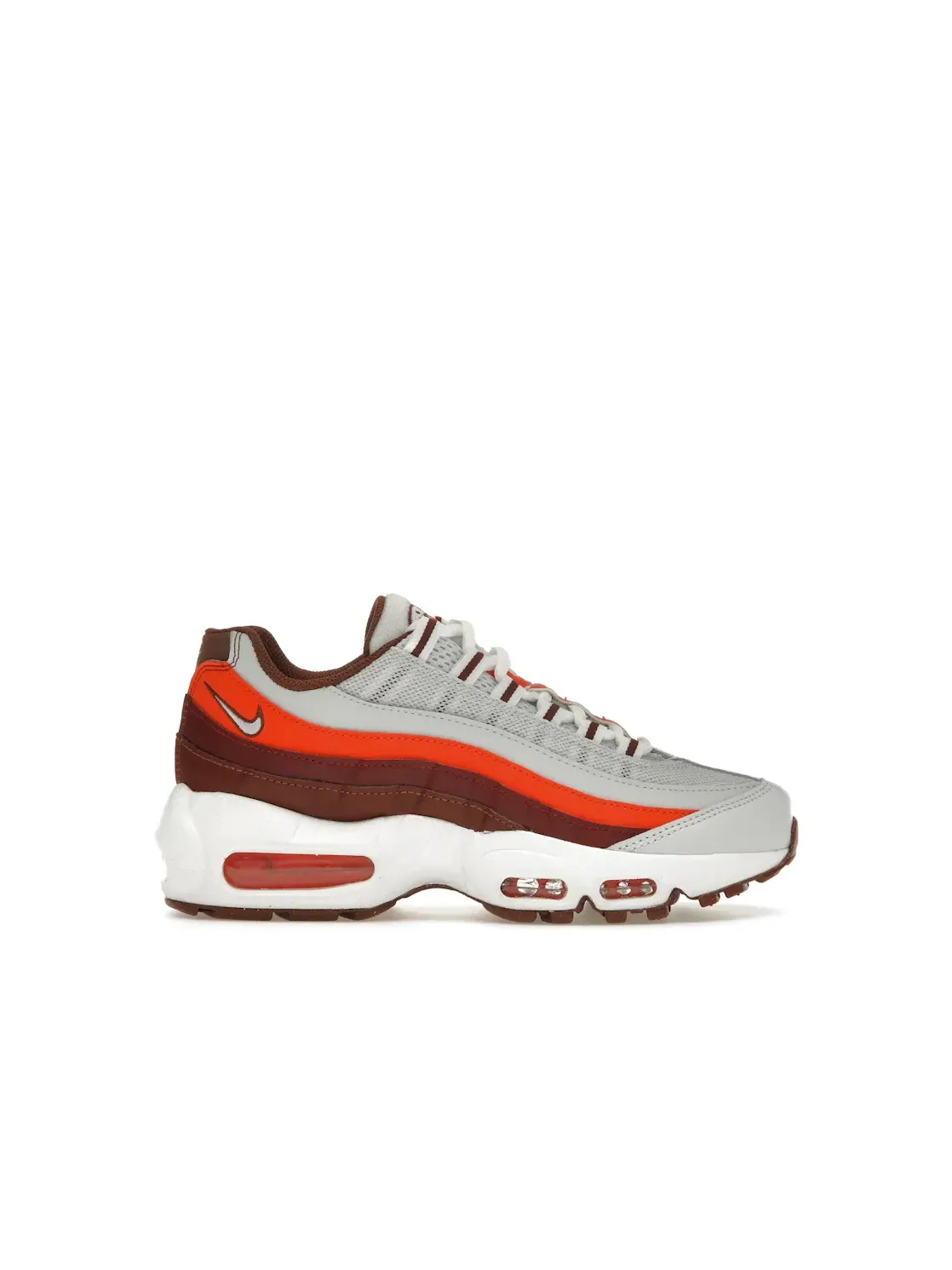 Детские кроссовки Lifestyle с амортизацией Nike Air Max 95 — изображение 1 из 4, темный красный белый