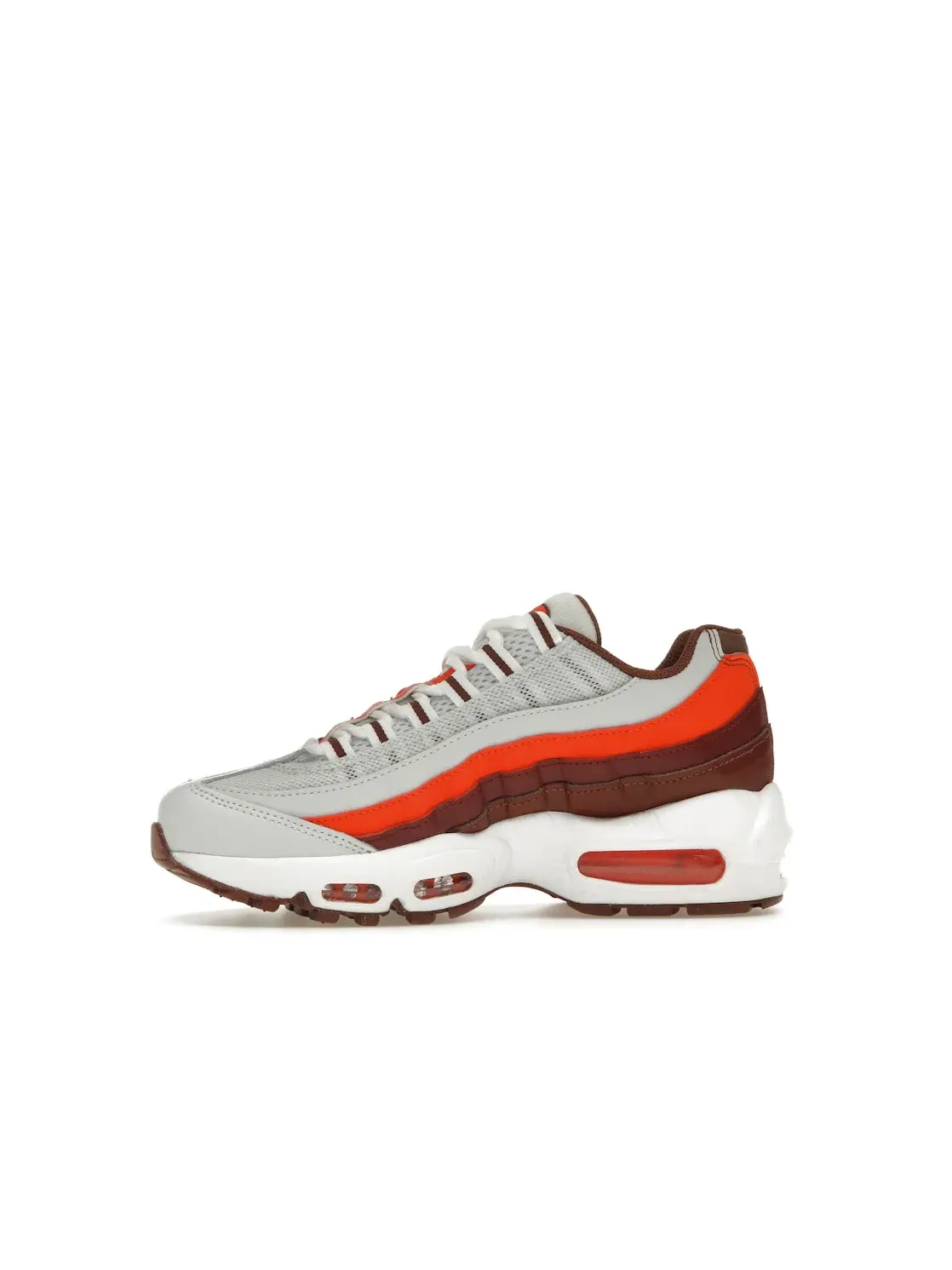 Детские кроссовки Lifestyle с амортизацией Nike Air Max 95 — изображение 3 из 4, темный красный белый