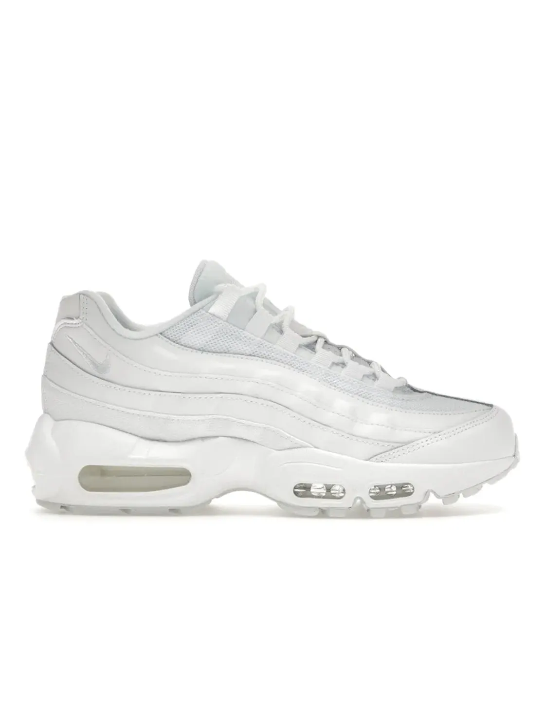 Детские кроссовки Lifestyle с оригинальным дизайном Nike Air Max 95 Recraft — изображение 1 из 4, белый/белый-белый-белый