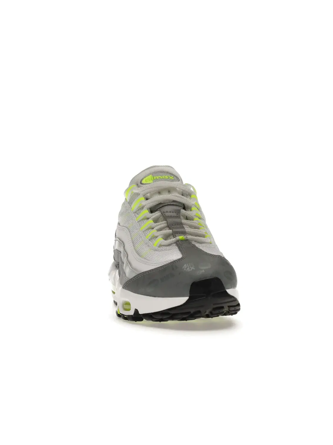 Мужские кроссовки с сетчатым верхом Nike Air Max 95 — изображение 2 из 4, белый/серый