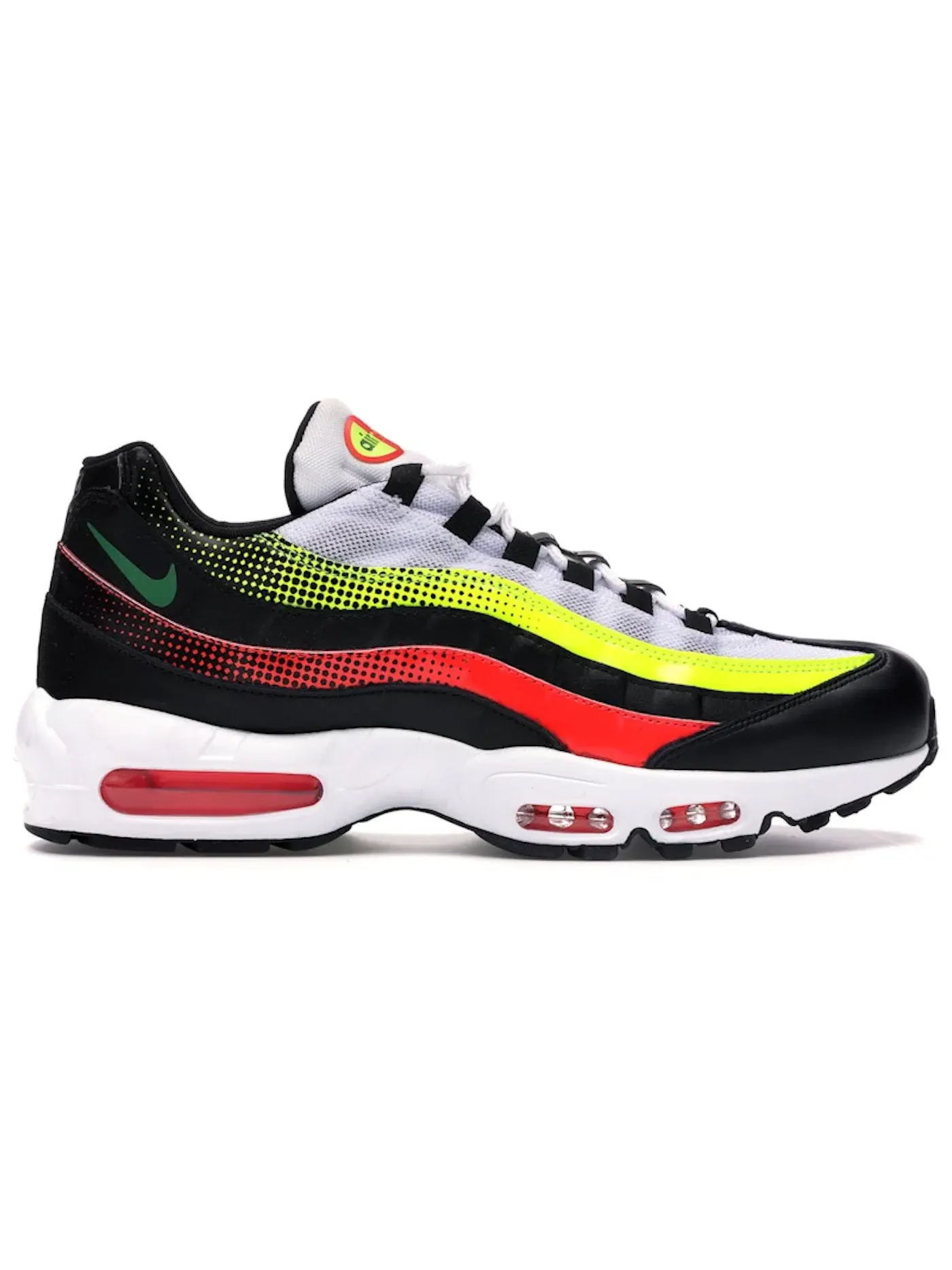 Мужские кроссовки Lifestyle Nike Air Max 95 Nike — изображение 1 из 1, черный/-яркий--белый