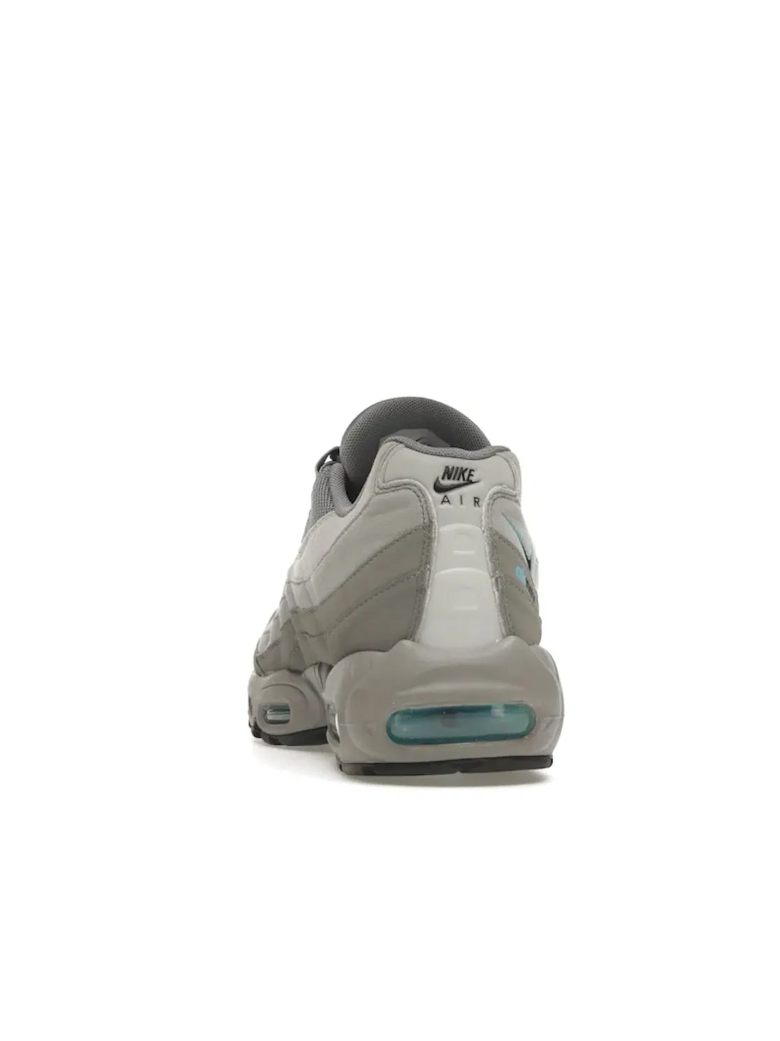 Мужские кроссовки Lifestyle с сетчатым верхом Nike Air Max 95 — изображение 4 из 4, серый/голубой-черный