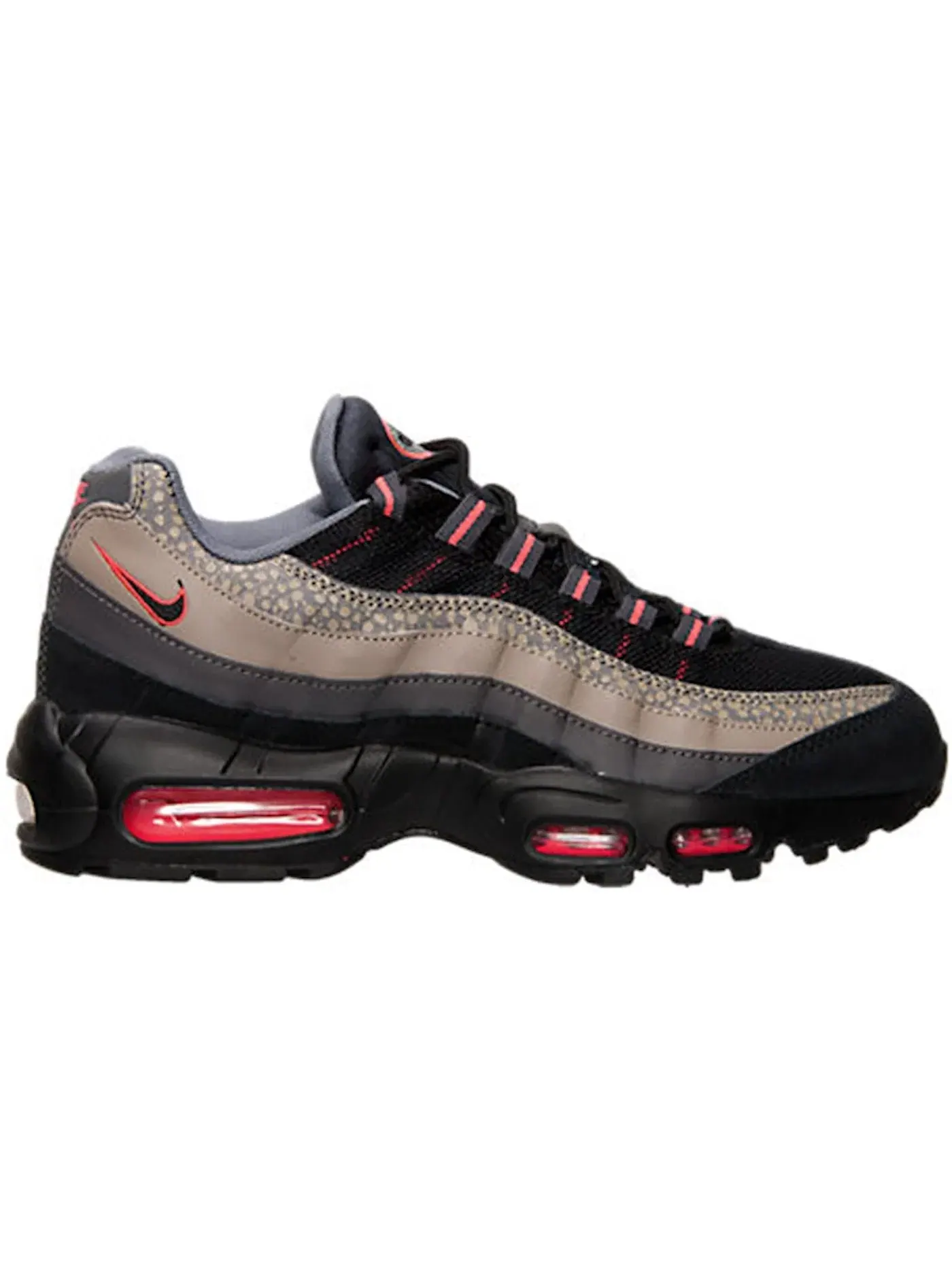 Мужские кроссовки Lifestyle Nike Air Max 95 Safari Black Ash Cool Grey — изображение 1 из 1, черный/черный--серый